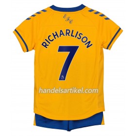 Everton Richarlison 7 Kinder Auswärts Trikotsatz 2020/21 Kurzarm (+ Kurze Hosen)